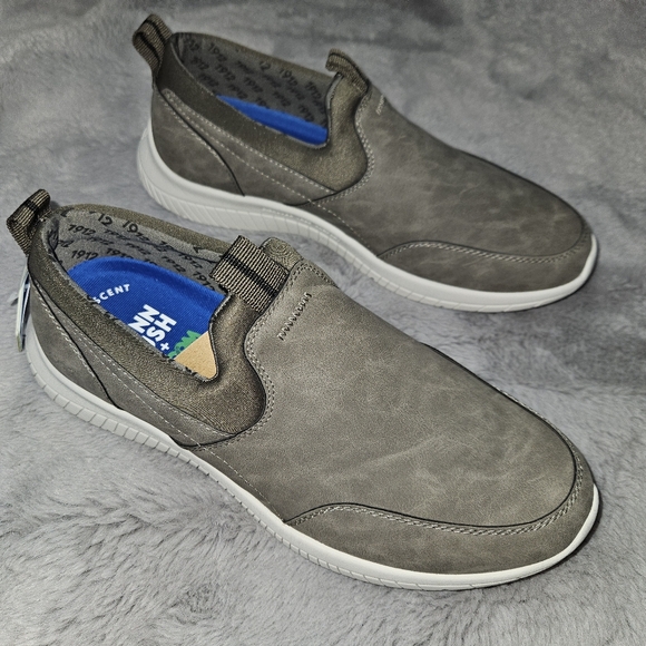 NEW! Nunn Bush Bloom Shoes Men's Size 10 Taupe Slip-On Loafers Comfort Walking - Picture 3 of 11